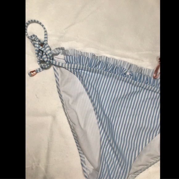 NWT Ted Baker Haleea Side Tie Stripe Bikini Bottom [T.B. SIZE‎ 4 ] - Picture 7 of 7
